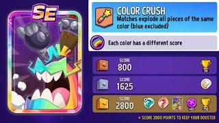 Perfect  Heist COLOR CRUSH RAINBOW Solo Challenge 2800 Score || Match Masters Tips