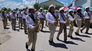 Corozal Community College Marching Band Independence Day Uniform Parade