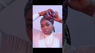 Quick Rose Headwrap with Chiffon #shorts #trending #headwrap