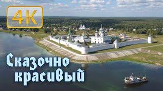 Сказочно красивый Свято-Троицкий Макарьевский Желтоводский монастырь.