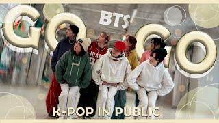 [ K-POP IN PUBLIC | ONE TAKE ] BTS - 'GO GO' dance cover by ETMAZE feat. SARATOV