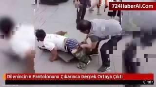 Dilenincinin Pantolonunu Çıkarınca Gerçek Ortaya Çıktı!