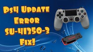 How To Fix PS4 Update Error SU-41350-3 in 2020 (Easy Way!)