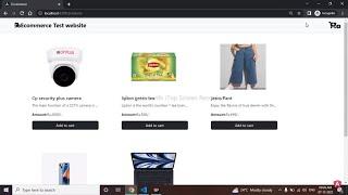 Ecommerce Website using Angular by JSON server [ PART 1 ]