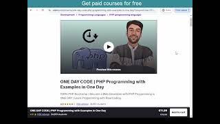  Learn PHP in One Day | Free Course with 100% Discount 