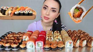 84 РОЛЛА  ОТНОШЕНИЯ С ЖЕНАТЫМ  Mukbang Ayka Emilly