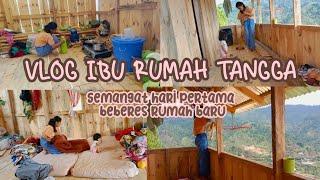 SPESIAL HARI PERTAMA BEBERES RUMAH BARU | VLOG IRT |A DAY IN MY LIVE | RUMAH KAYU