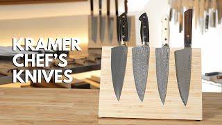 Bob Kramer Chef's Knives: Carbon 2.0, Stainless Damascus, Cumulus, Meiji