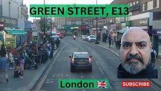 Bus Journey through Green Street, Newham, London 