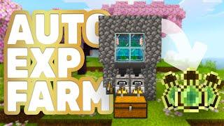 AUTOMATIC XP FARM Minecraft Bedrock 1.20.60 || Zero Tick XP Farm ||