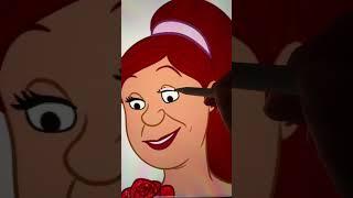 Anastasia’s transformation #disney #art #transformation #glowup #cinderella #summeronshorts