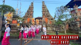 GALUNGAN DI BALI - Suasana Hari Raya Galungan di Bali | Perjalanan dari Denpasar menuju Ubud Bali