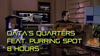  Data's Quarters feat. Spot (ear-to-ear cat purrs, crew conversations) *8 Hours* Ambience