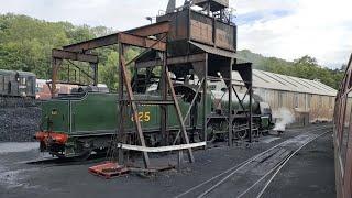 Oti takes a day trip from Pickering to Whitby, on the North Yorkshire Moors Railway.