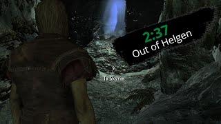 How to get out of Helgen FAST