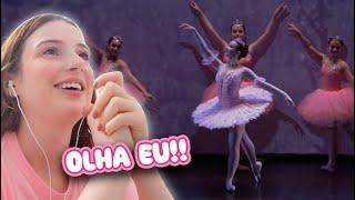 DANCEI A VARIAÇÃO DE DULCINEIA NO BALLET! - REACT DA APRESENTAÇÃO | Lu Corti