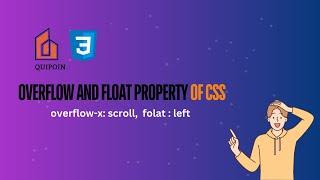 CSS Overflow and Float Properties Explained : chapter -12 | #quipoin #css #csstutorials