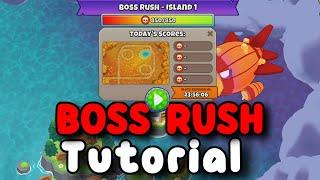 Boss Rush Map 1 | Pops 92 | BTD6 Boss Tutorial