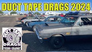 Duct Tape Drags 2024 Walkthrough pits and lanes, racing and burnout box with Derek & Lucky