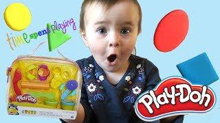 Learn Colors for Toddlers and Preschoolers | Learn Shapes | Play-Doh Starter Kit