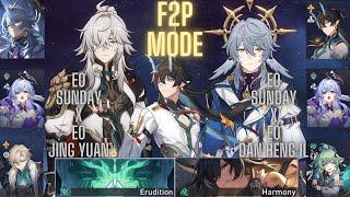 (F2P) E0 Sunday x E0 Jing yuan & E0 Dan heng IL Honkai: Star Rail