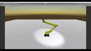 Robot arm with chained transforms in Unity