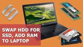 Upgrading a Laptop : Swap HDD for SSD, Add RAM or Another Hard Disk to Acer Aspire 5100