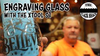 Engraving glass with the xTool S1