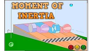 MOMENT OF INERTIA ANIMATION | HOOP | DISC | SHELL | SPHERE | CLASS 11 PHYSICS ANIMATION