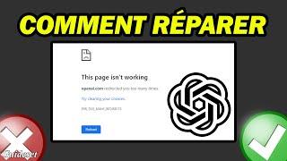 Chat Gpt Trop De Redirections Corrigées | Comment Réparer Chatgpt Trop D'erreur De Demande