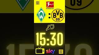 SV Werder Bremen gegen Borussia Dortmund#bvb #bvb09 #borussiadortmund #svwerderbremen #SVWBVB 