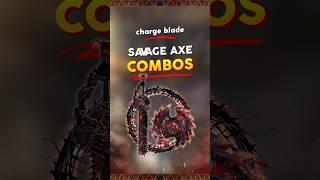 Savage Axe OP Combos for Charge Blade  Monster Hunter World #MHW #MonsterHunter #Gaming