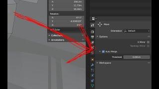 How to AUTO MERGE VERTICES in blender 2.8!!!!