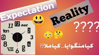 How to stick wooden clocks on wall?||what i order..what i received?||expectations ️Vs Reality 