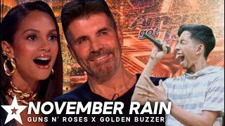 Britain's Got Talent 2023 | This Super Amazing Voice Very Extraordinary Singing Song November Rain