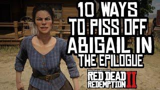 Top 10 Ways to make Abigail Mad (Hidden Encounters) Red Dead Redemption 2