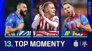 AŻ 38 GOLI! PODSUMOWANIE 13. KOLEJKI | TOP MOMENTY | HIGHLIGHTS | Ekstraklasa 2024/25