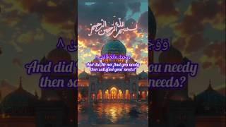 Tafseer Surah Ad-Duha #Amazing Quran Voice #youtubeshorts #islamicprayer  #welovemuhammadﷺ