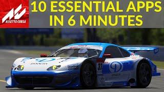 10 ESSENTIAL Apps In 6 Minutes - Assetto Corsa Download Links 2021