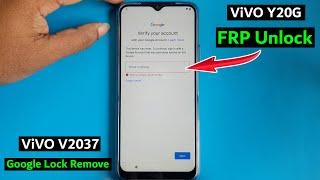 𝐕𝐈𝐕𝐎 Y20G FRP Bypass | 𝐕𝐈𝐕𝐎 Y20G Google Lock Bypass | Vivo V2037 Google Lock Remove | V2037 FRP ||