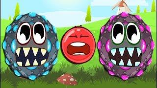 КРАСНЫЙ ШАР НАПАЛ НА ЗОМБИ ПРОТИВ РАСТЕНИЙ Несносный Шарик Plants vs zombies Red Ball 4 Мультик