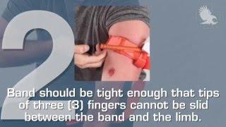 C-A-T Tourniquet Generation 7 One-Handed Application