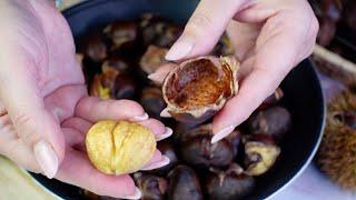 Castagne SENZA FORNO - Morbide e Semplici  SI SBUCCIANO DA SOLI!   