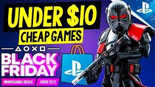 AWESOME PSN Game Deals UNDER $10! PSN BLACK FRIDAY 2024 Sale CHEAP PS4/PS5 Games to Buy!