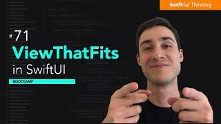 How to use ViewThatFits in SwiftUI | Bootcamp #71