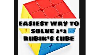 How to solve a 3*3 Rubik's cube with the easiest way || 2nd Layer-(Part 2)