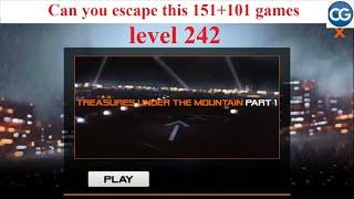 Can you escape this 151+101 games level 242 - TREASURE UNDER THE MOUNTAIN PART 1 - Complete Game