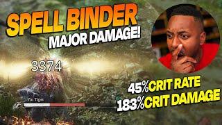 Black Myth Wukong • OP Spell Binder Build! 45% Crit Rate • Perfect Dodge = Focus | Smash Stance