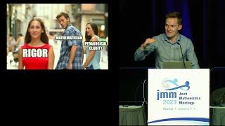 Math's pedagogical curse | Grant Sanderson JPBM Award Lecture, JMM 2023