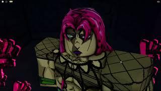 canon giorno vs diavolo fight in roblox is unbreakable